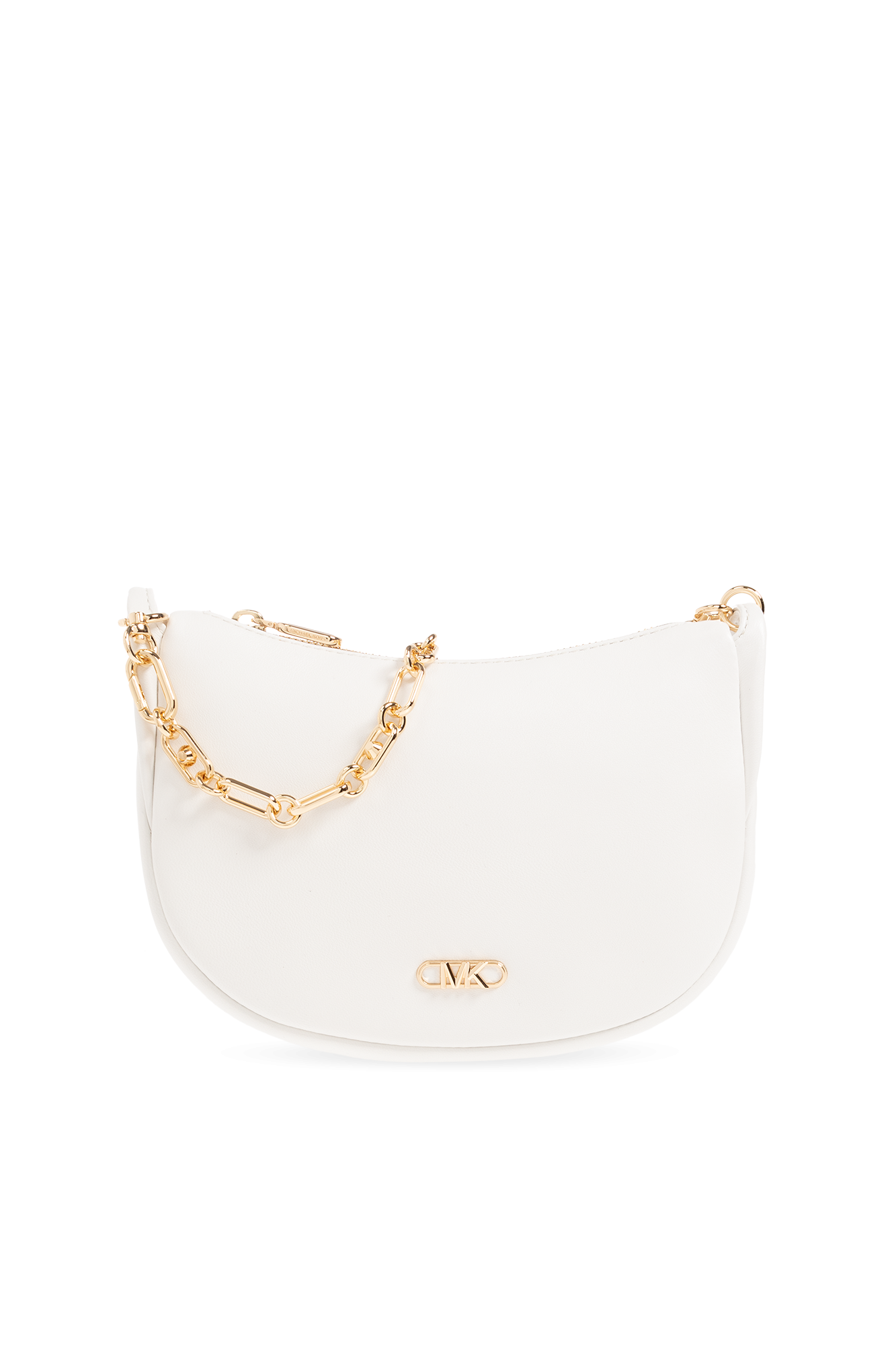 White and gold michael kors clearance purse